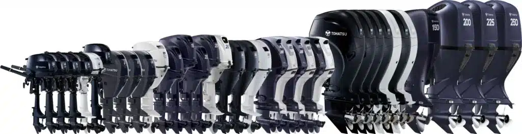 Tohatsu 4 Stroke Range To Scale Wide Image AUSTRALIA V